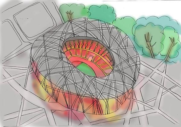 中国建筑鸟巢图片画的版权与使用规定